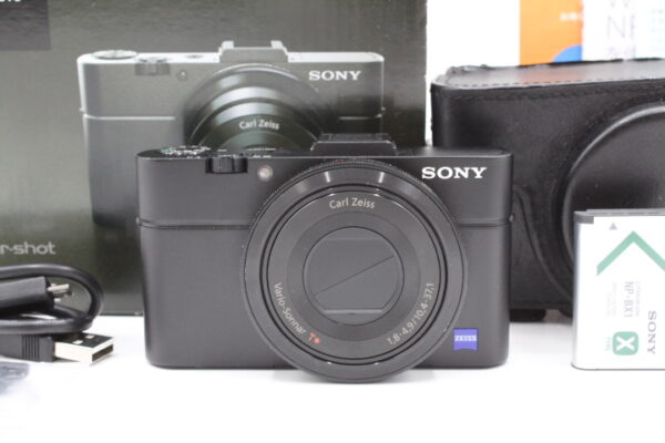 【良品】SONY ソニー デジタルカメラ DSC-RX100M2 F1.8レンズ搭載 ブラック Cyber-shot #LE2025321