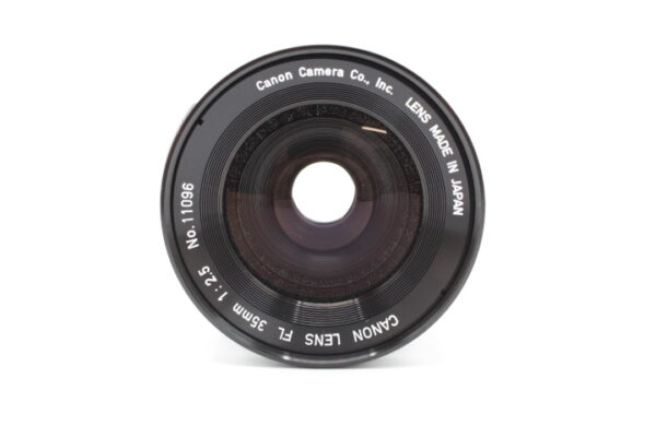 【良品】CANON キヤノン FL 35㎜ F/2.5 #LE2025410 - 画像 (5)