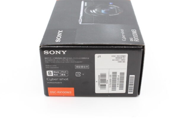 【未開封品】SONY ソニー コンパクトデジタルカメラ Cyber-shot RX100III ブラック DSC-RX100M3  #LE2025448 - 画像 (2)