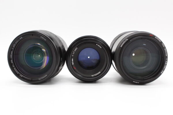 【良品】MINOLTA ミノルタ α5xi レンズ3本 #LE20252682 - 画像 (14)