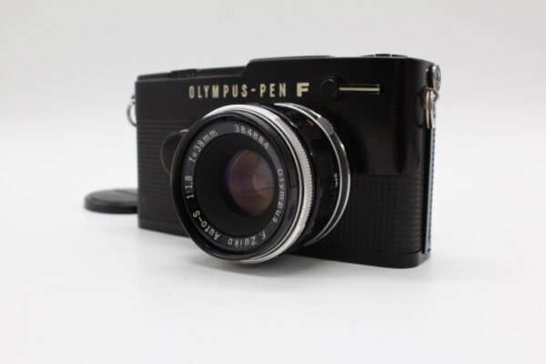 【良品】OLYMPUS オリンパス PEN-FT ブラック + Olympus F.Zuiko Auto-S #LE2024455