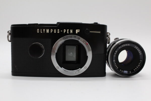 【良品】OLYMPUS オリンパス PEN-FT ブラック + Olympus F.Zuiko Auto-S #LE2024455 - 画像 (15)