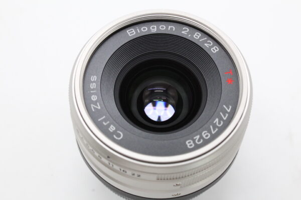 【美品】CONTAX コンタックス Carl Zeiss Biogon 28mm F2.8 T* G用 #LE2025467 - 画像 (7)
