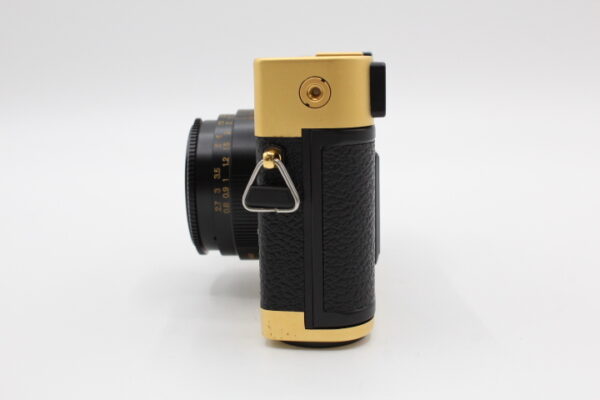 【展示美品】MINOLTA ミノルタ CLE GOLD LIMITED CLEクラブ発足記念モデル M-ROKKOR 40mm F2 ゴールド #LE2025453 - 画像 (3)
