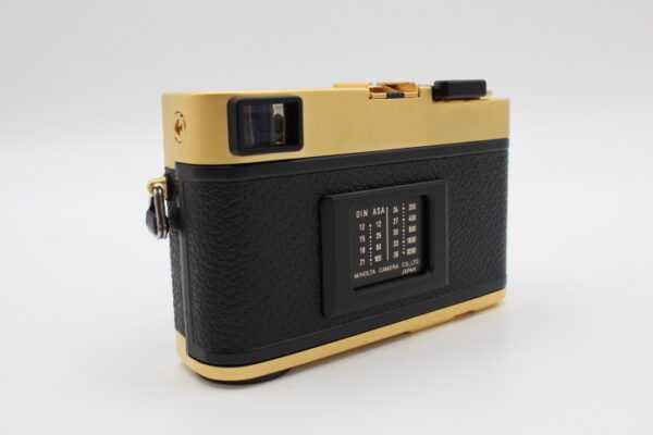 【展示美品】MINOLTA ミノルタ CLE GOLD LIMITED CLEクラブ発足記念モデル M-ROKKOR 40mm F2 ゴールド #LE2025453 - 画像 (4)
