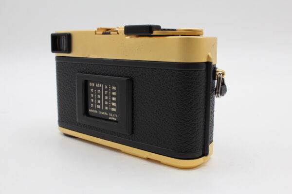 【展示美品】MINOLTA ミノルタ CLE GOLD LIMITED CLEクラブ発足記念モデル M-ROKKOR 40mm F2 ゴールド #LE2025453 - 画像 (6)