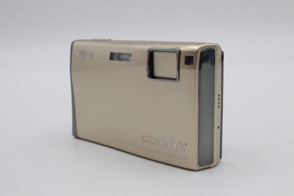 【良品】Nikon ニコン デジタルカメラ COOLPIX S60 リッチゴールド COOLPIXS60GL #LE2025515 - 画像 (2)