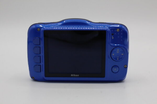 【良品】Nikon ニコン デジタルカメラ S32 防水 1300万画素 ブルー S32BL#LE2025514 - 画像 (5)