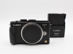 【良品】Panasonic パナソニック ミラーレス一眼カメラ ルミックス GX1 ボディ 1600万画素 エスプリブラック DMC-GX1-K#LE2025564