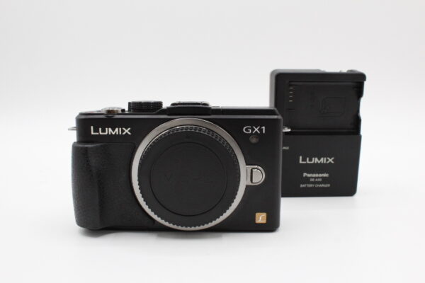 【良品】Panasonic パナソニック ミラーレス一眼カメラ ルミックス GX1 ボディ 1600万画素 エスプリブラック DMC-GX1-K#LE2025564