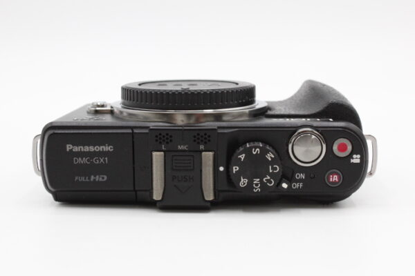 【良品】Panasonic パナソニック ミラーレス一眼カメラ ルミックス GX1 ボディ 1600万画素 エスプリブラック DMC-GX1-K#LE2025564 - 画像 (8)