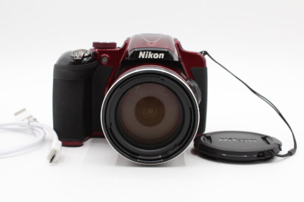 【美品】Nikon ニコン デジタルカメラ P600 光学60倍 1600万画素 レッド P600RD#LE2025562