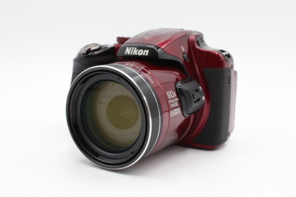 【美品】Nikon ニコン デジタルカメラ P600 光学60倍 1600万画素 レッド P600RD#LE2025562 - 画像 (2)