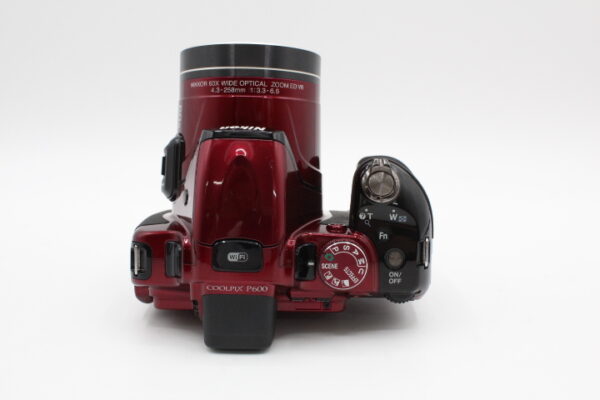 【美品】Nikon ニコン デジタルカメラ P600 光学60倍 1600万画素 レッド P600RD#LE2025562 - 画像 (9)