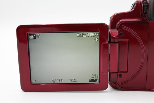【美品】Nikon ニコン デジタルカメラ P600 光学60倍 1600万画素 レッド P600RD#LE2025562 - 画像 (12)