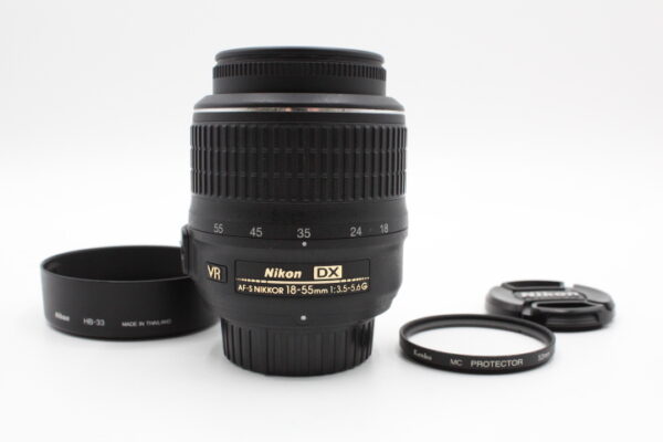 【美品】Nikon ニコン 標準ズームレンズ AF-S DX NIKKOR 18-55mm f/3.5-5.6G VR ニコンDXフォーマット専用 #LE20255091