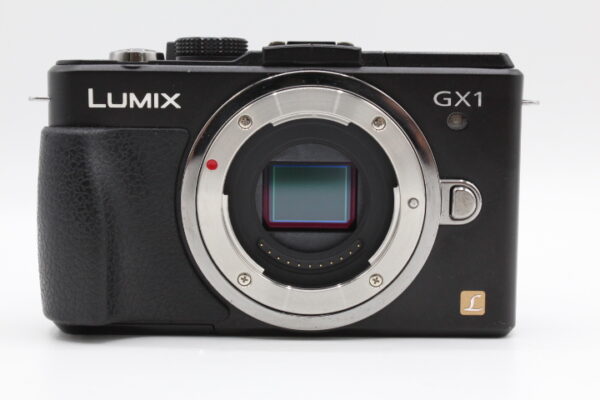 【良品】Panasonic パナソニック ミラーレス一眼カメラ ルミックス GX1 ボディ 1600万画素 エスプリブラック DMC-GX1-K#LE2025508 - 画像 (2)