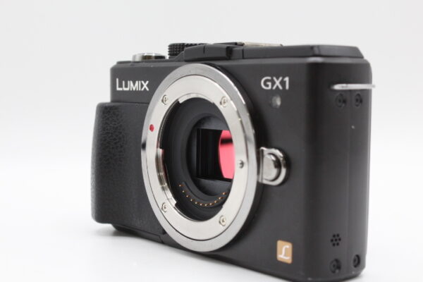 【良品】Panasonic パナソニック ミラーレス一眼カメラ ルミックス GX1 ボディ 1600万画素 エスプリブラック DMC-GX1-K#LE2025508 - 画像 (3)