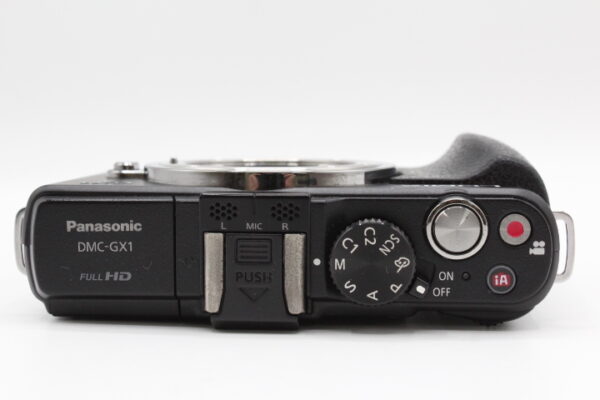 【良品】Panasonic パナソニック ミラーレス一眼カメラ ルミックス GX1 ボディ 1600万画素 エスプリブラック DMC-GX1-K#LE2025508 - 画像 (10)