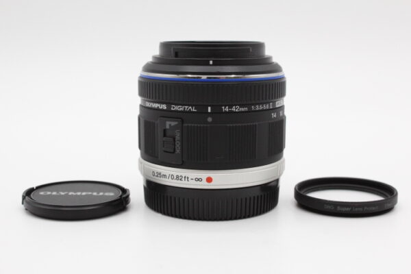 【良品】OLYMPUS オリンパス 標準ズームレンズ M.ZUIKO DIGITAL ED 14-42mm F3.5-5.6 ブラック #LE20255431