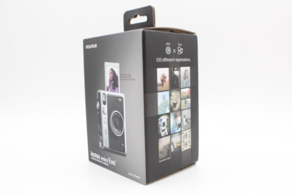 【未使用品】FUJIFILM 富士フイルム チェキ Evo ハイブリッドインスタントカメラinstax mini Evo INS MINI EVO BLACK #LE2025552 - 画像 (2)