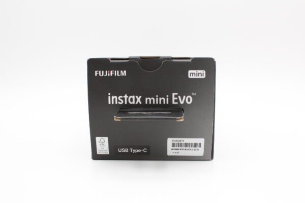 【未使用品】FUJIFILM 富士フイルム チェキ Evo ハイブリッドインスタントカメラinstax mini Evo INS MINI EVO BLACK #LE2025552 - 画像 (8)