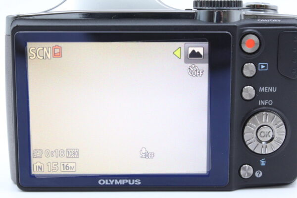 【美品】OLYMPUS オリンパス デジタルカメラ SZ-30MR マルチレコーディング シルバー 1600万画素 光学24倍ズーム 広角25mm #LE2025648 - 画像 (12)