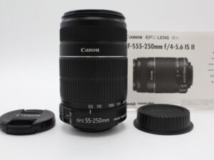 【並品】CANON キヤノン EF-S55-250mm F4-5.6 IS II #LE20256542
