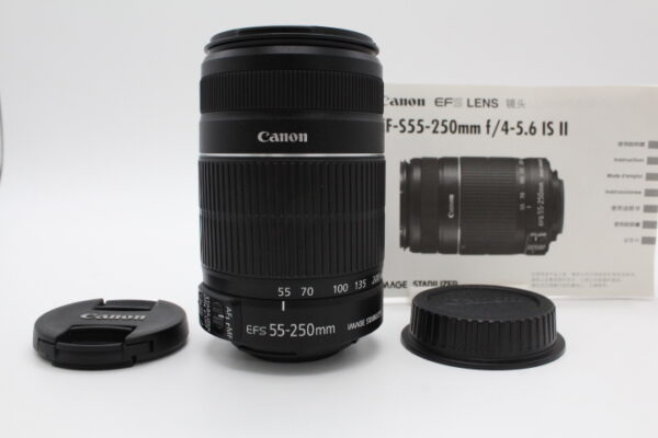 【並品】CANON キヤノン EF-S55-250mm F4-5.6 IS II #LE20256542