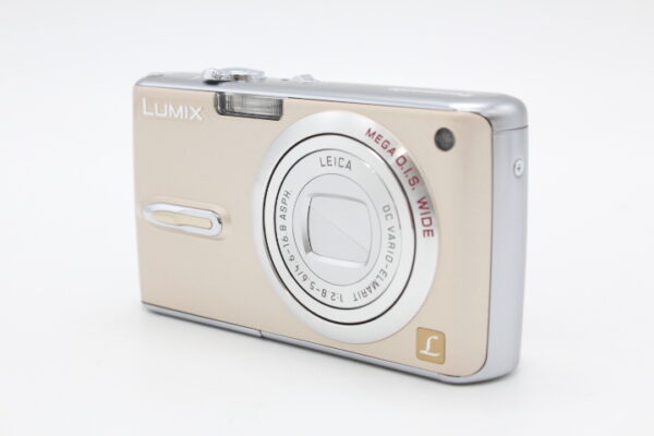【美品】PANASONIC パナソニック デジタルカメラ LUMIX FX07 グロスゴールド DMC-FX07-N #LE2025652 - 画像 (2)