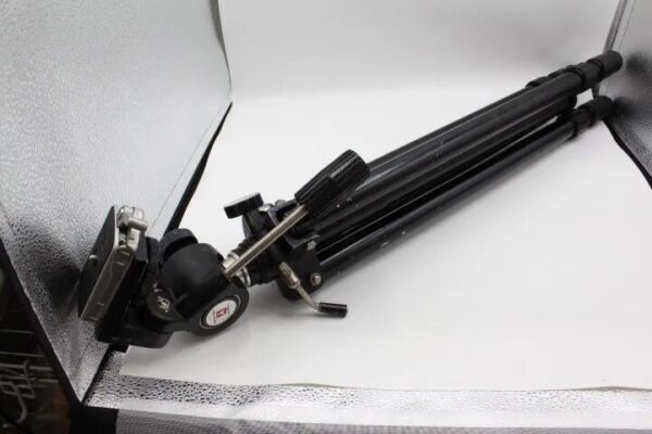 【並品】HUSKY ハスキー PROFESSIONAL TRIPOD 雲台一体型三脚 #LE2025472