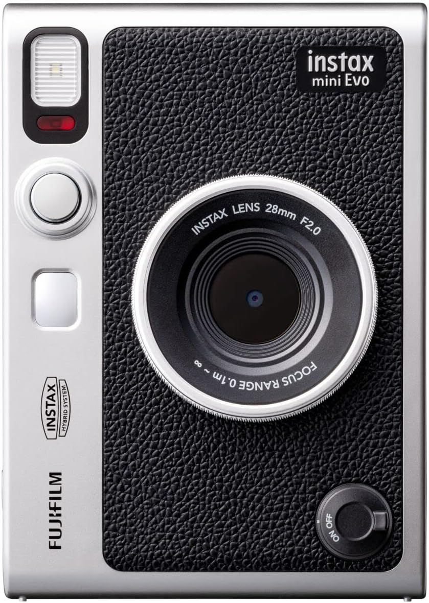 【新品未開封品】富士フイルム(FUJIFILM) チェキ Evo ハイブリッドインスタントカメラ(インスタントカメラ/スマホプリンター/デジタルカメラ) instax mini Evo ブラック INS MINI EVO BLACK C