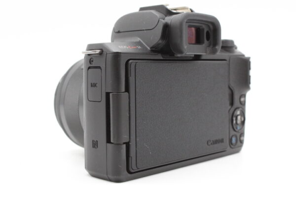 【良品】CANON キヤノン ミラーレス一眼カメラ EOS Kiss M 標準ズームキット ブラック #LE2025729 - 画像 (5)