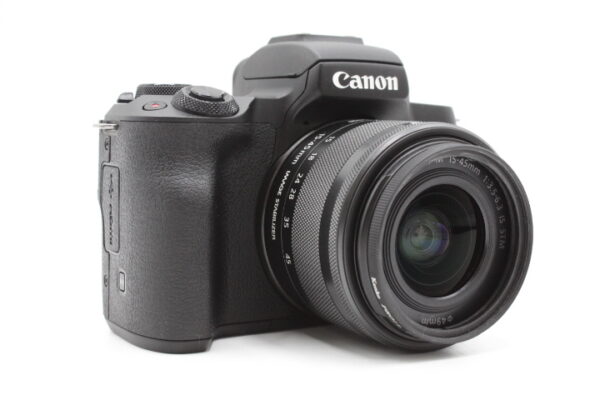 【良品】CANON キヤノン ミラーレス一眼カメラ EOS Kiss M 標準ズームキット ブラック #LE2025729 - 画像 (9)