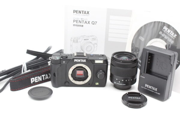 【美品】PENTAX ペンタックス ミラーレス一眼 Q7 ズームレンズキット [02 STANDARD ZOOM] ブラック #LE2025745