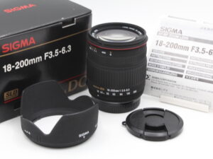 【美品】SIGMA シグマ 18-200mm F3.5-6.3 DC デジタル専用 ペンタックス用 #LE2025690