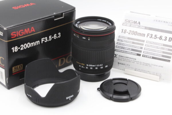 【美品】SIGMA シグマ 18-200mm F3.5-6.3 DC デジタル専用 ペンタックス用 #LE2025690