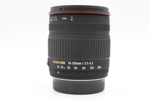 【美品】SIGMA シグマ 18-200mm F3.5-6.3 DC デジタル専用 ペンタックス用 #LE2025690 - 画像 (2)