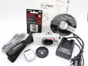 【並品】OLYMPUS オリンパス ミラーレス一眼 PEN mini E-PM1 ボディ ホワイト E-PM1 BODY WHT #LE2025769