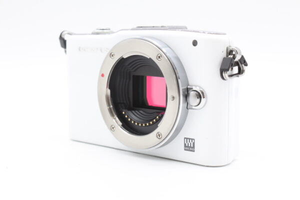 【並品】OLYMPUS オリンパス ミラーレス一眼 PEN mini E-PM1 ボディ ホワイト E-PM1 BODY WHT #LE2025769 - 画像 (3)