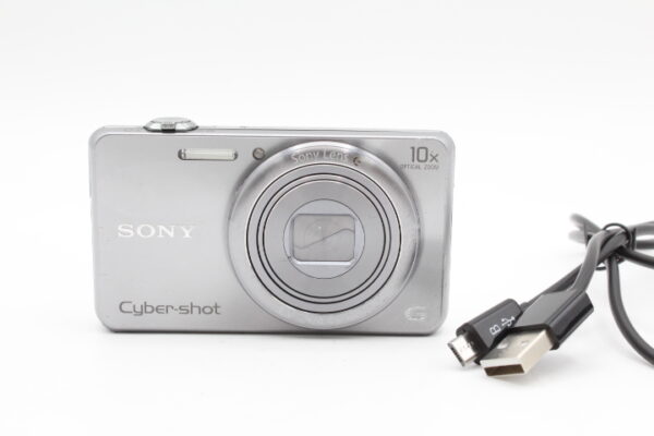 【良品】SONY ソニー デジタルカメラ Cyber-shot WX200 1890万画素 光学10倍 シルバー DSC-WX200-S #LE2025790