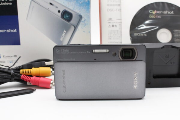 【極美品】SONY ソニー デジタルカメラ Cybershot TX5 (1020万画素CMOS/光学x4/ブラック) DSC-TX5/B #LE2025789