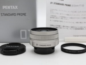 【美品】PENTAX ペンタックス 単焦点レンズ 01 STANDARD PRIME Qマウント 22067 シルバー #LE2025857