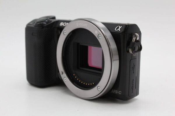 【良品】SONY ソニー ミラーレス一眼カメラ α NEX-5Rボディ ブラック NEX-5R/B #LE20257941 - 画像 (3)