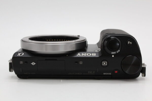 【良品】SONY ソニー ミラーレス一眼カメラ α NEX-5Rボディ ブラック NEX-5R/B #LE20257941 - 画像 (10)