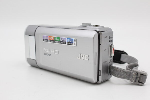 【良品】JVCケンウッド JVC EVERIO 内蔵メモリー64GB シルバー GZ-V590-S #LE2025837 - 画像 (4)