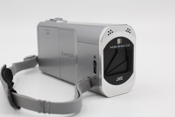 【良品】JVCケンウッド JVC EVERIO 内蔵メモリー64GB シルバー GZ-V590-S #LE2025837 - 画像 (8)