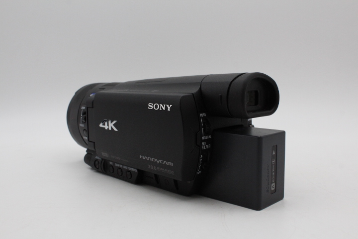 【美品】SONY ソニー ビデオカメラ FDR-AX100 4K 光学12倍 ブラック Handycam FDR-AX100 BC #LE20257751 - 画像 (3)