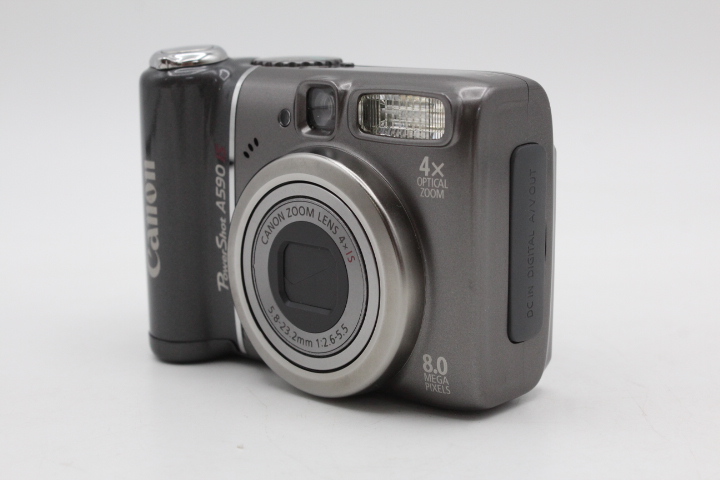 【良品】CANON キヤノン デジタルカメラ PowerShot (パワーショット) A590 IS PSA590IS #LE2025643 - 画像 (2)