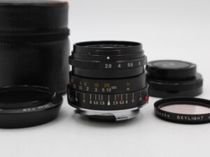 【美品】MINOLTA ミノルタ M.ROKKOR 28mm F2.8 ライカ CL CLE用レンズ #LE2025280